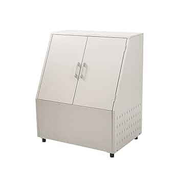 Amazon | ゴミ箱 屋外 大容量 456L 通気性 頑丈 大型 安定 簡単